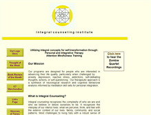 Tablet Screenshot of integralcounseling.com